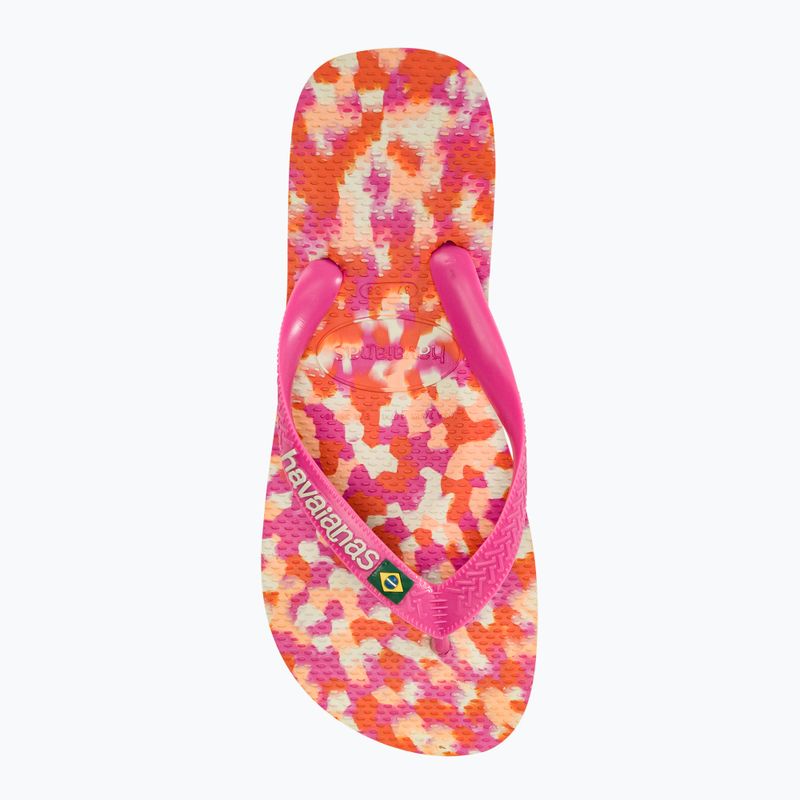 Žabky Havaianas Brasil Tech II pink flux 5