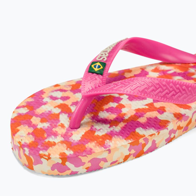 Žabky Havaianas Brasil Tech II pink flux 7