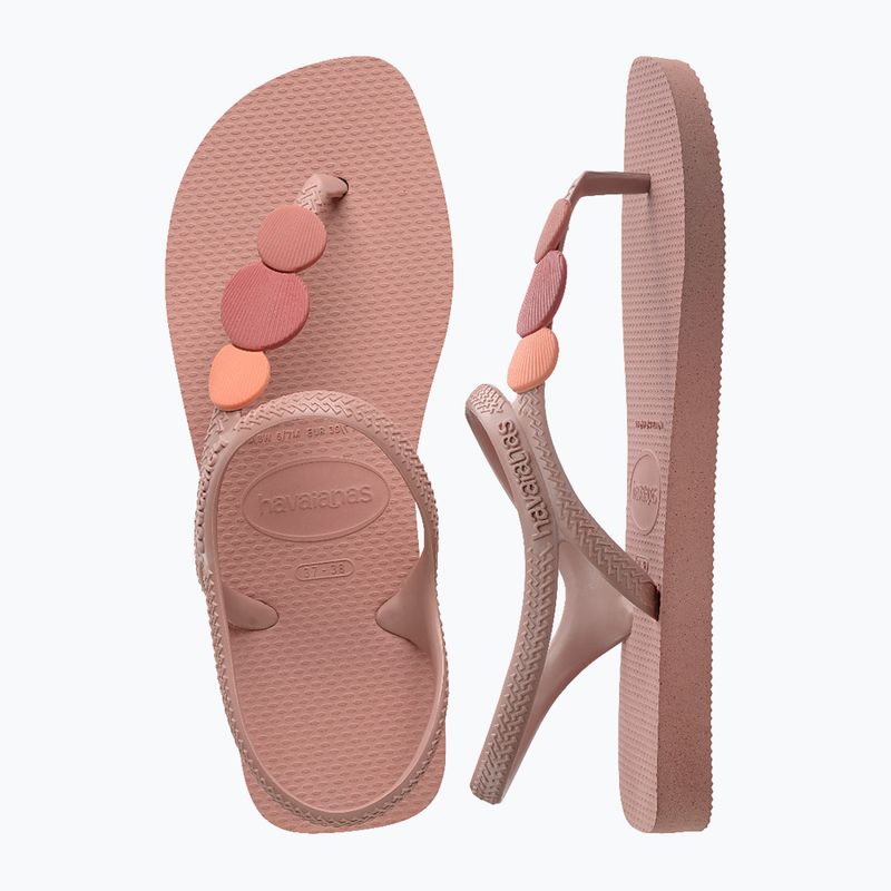 Havaianas Flash Urban Plus dámske sandále crocus / rose retro / pink 5