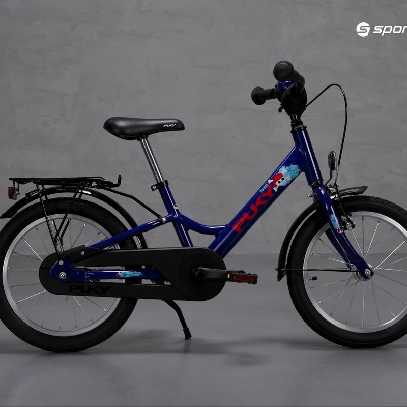 Detský bicykel PUKY Youke 16 modrý 4232 9