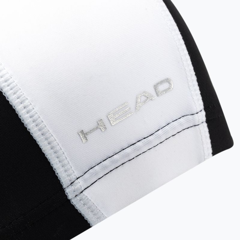 Detská plavecká čiapka HEAD čierno-biela 4