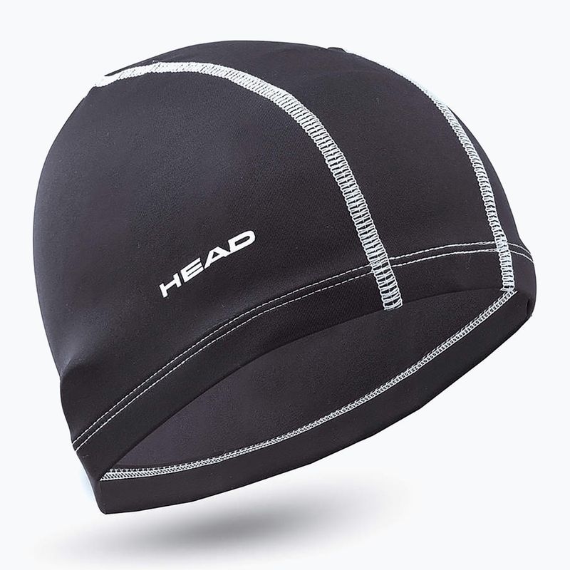 Detská plavecká čiapka HEAD čierno-biela 5