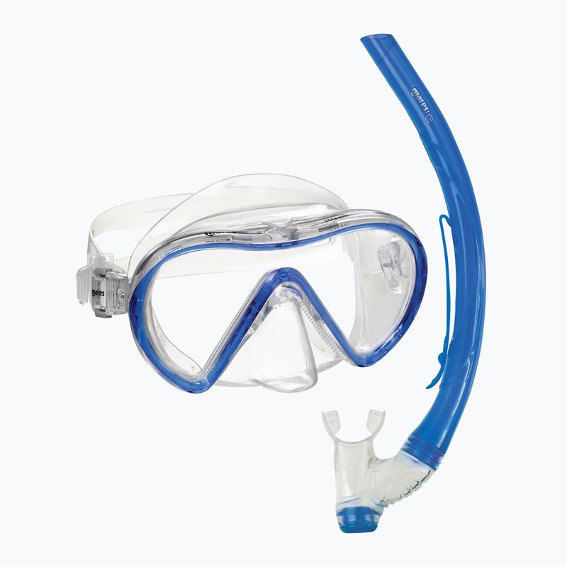 Súprava na šnorchlovanie Mares Combo Stream royal blue/clear