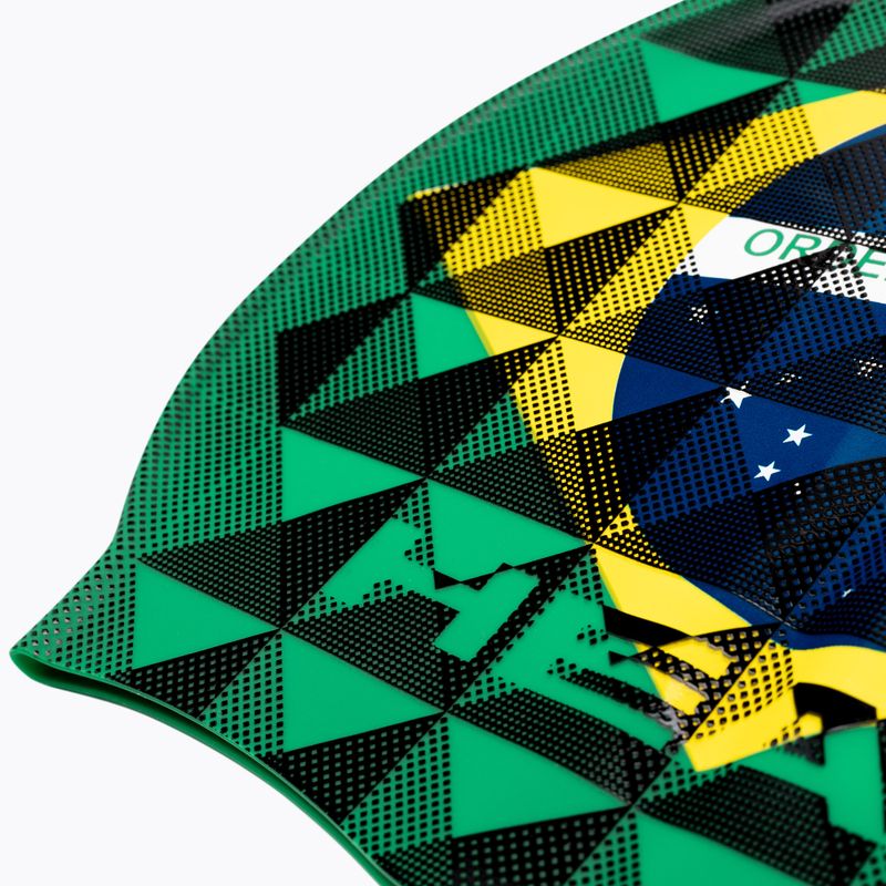 Detská plavecká čiapka HEAD Flag Suede Rhoumb zelená 455288 2