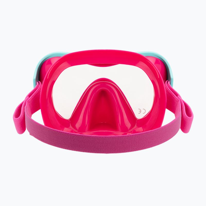 Detská maska na šnorchlovanie Mares Turtle aqua/pink 4