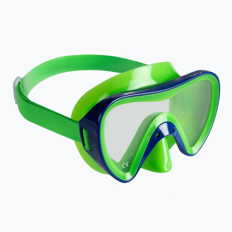 Detský potápačský set Mares Turtle zeleno-modrý 411778 2