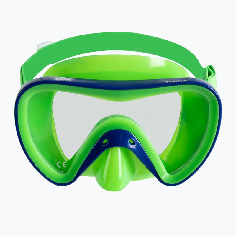 Detský potápačský set Mares Turtle zeleno-modrý 411778 3