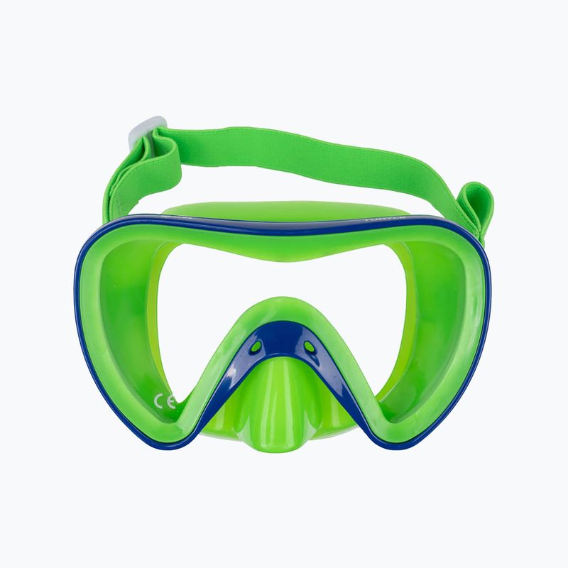 Detský potápačský set Mares Turtle zeleno-modrý 411778 9