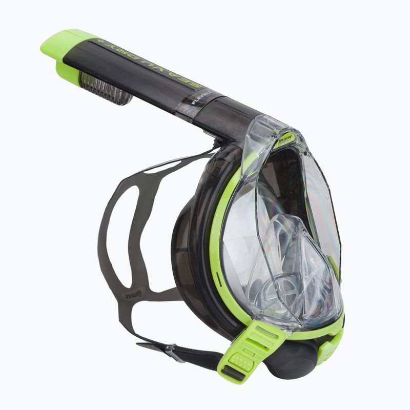 Mares Sea VU Dry + potápačská maska čierno-zelená 41126