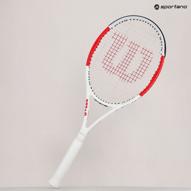 Tenisová raketa Wilson Six.One Team 95 Cvr červeno-biela WRT73640U 8