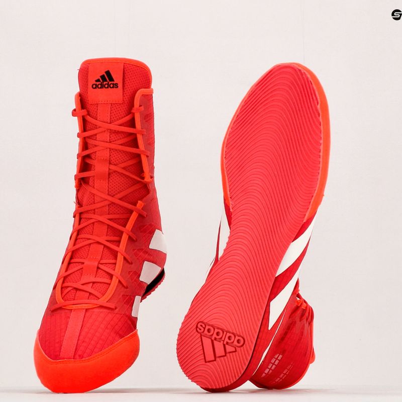 Pánska boxerská obuv adidas Box Hog 4 červená GW143 18