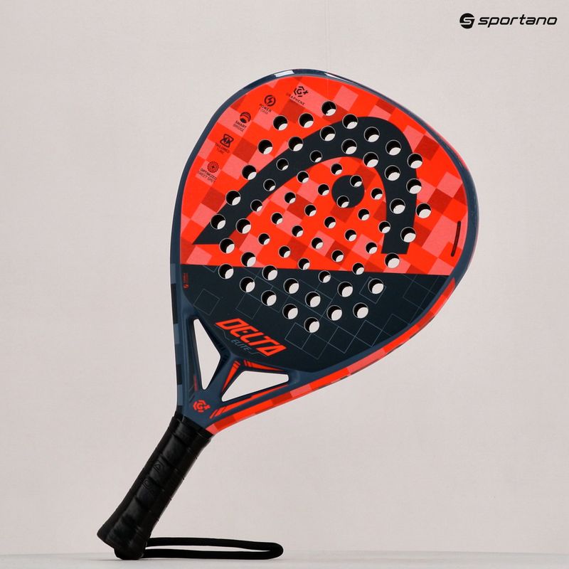 Raketa HEAD Graphene 360+ Delta Elite s CB červeno-čierna 228120 8