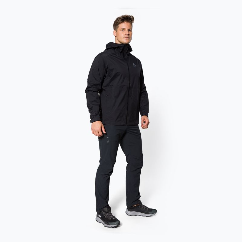 Black Diamond pánska bunda do dažďa Stormline Stretch black APCDT0015XSM1 2