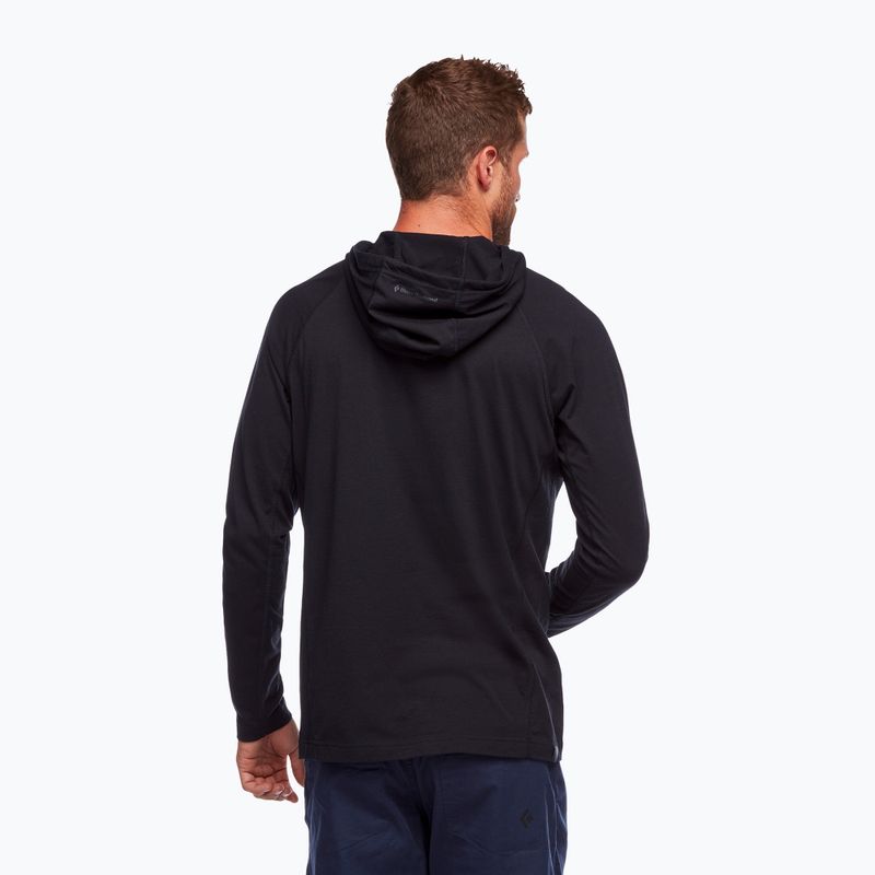 Pánska trekingová mikina Black Diamond Crag Hoody čierna AP7522 2