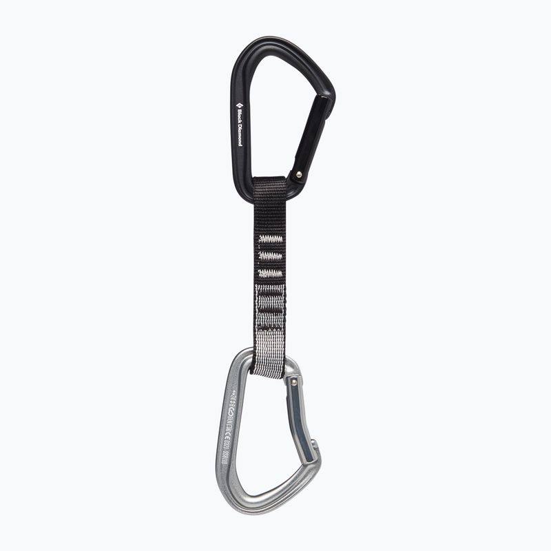 Black Diamond Hotforge Quickdraw lezecká expreska 12cm svetlo šedá