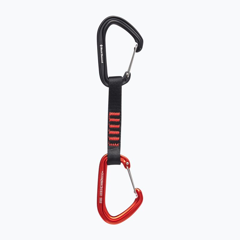 Black Diamond Hotwire Quickdraw 12cm acetátový lezecký expres