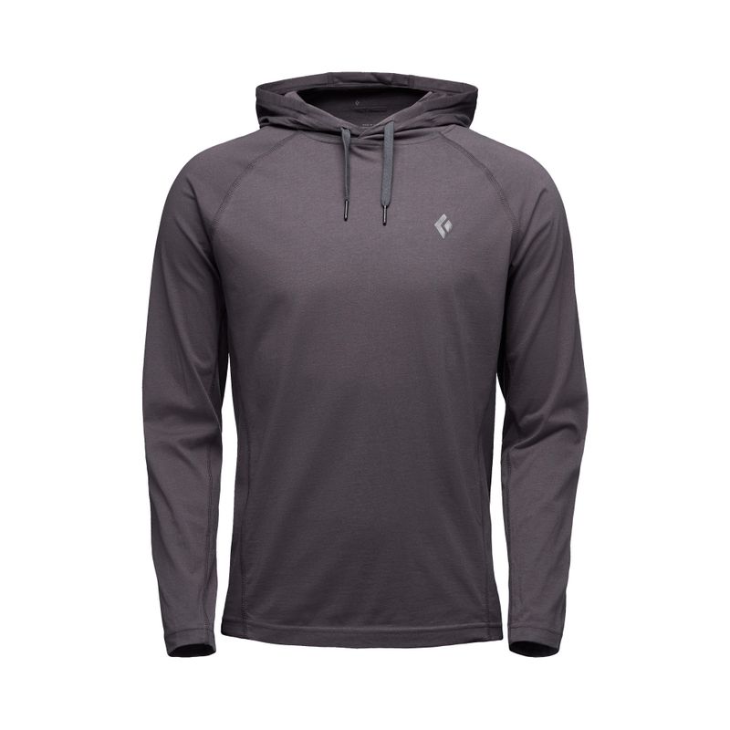 Pánska trekingová mikina Black Diamond Crag Hoody sivá AP7520000003LRG1 4