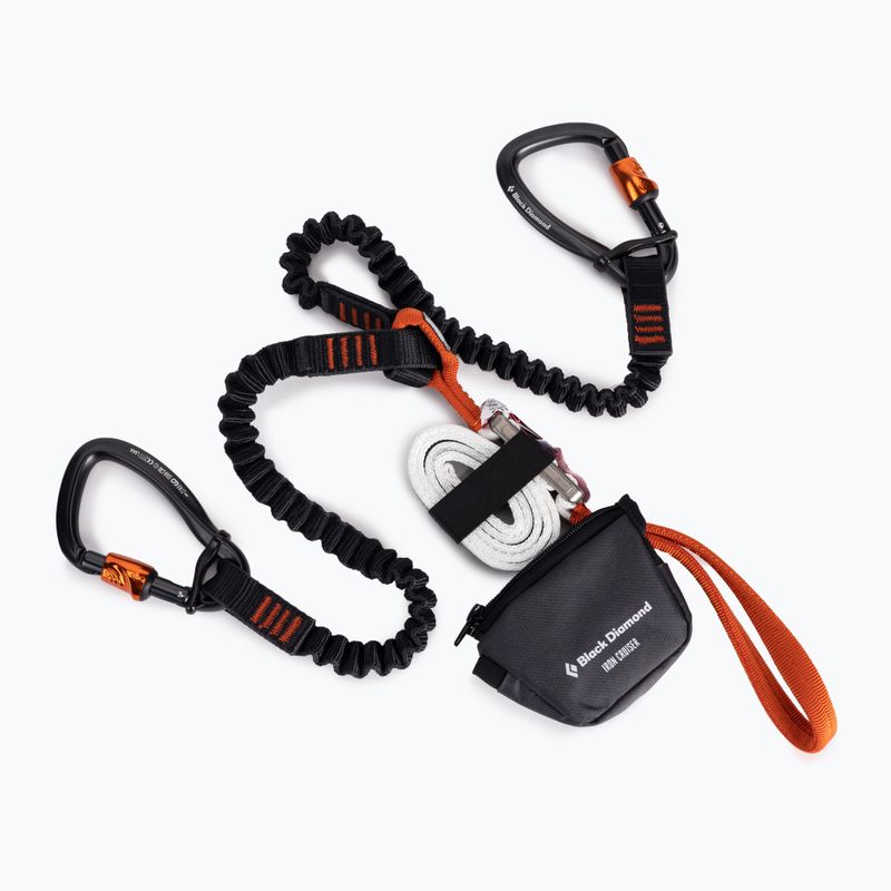 Šnúra Black Diamond Iron Cruiser Via Ferrata Set čierna BD6201120014ALL1 2