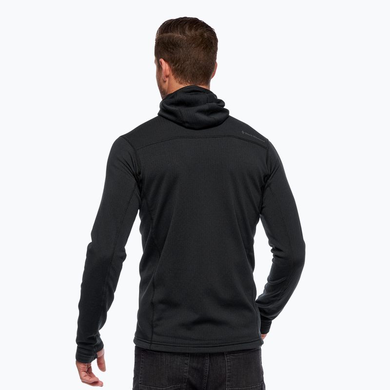 Pánska trekingová mikina Black Diamond Coefficient Fleece Hoody black AP7440200002LRG1 2