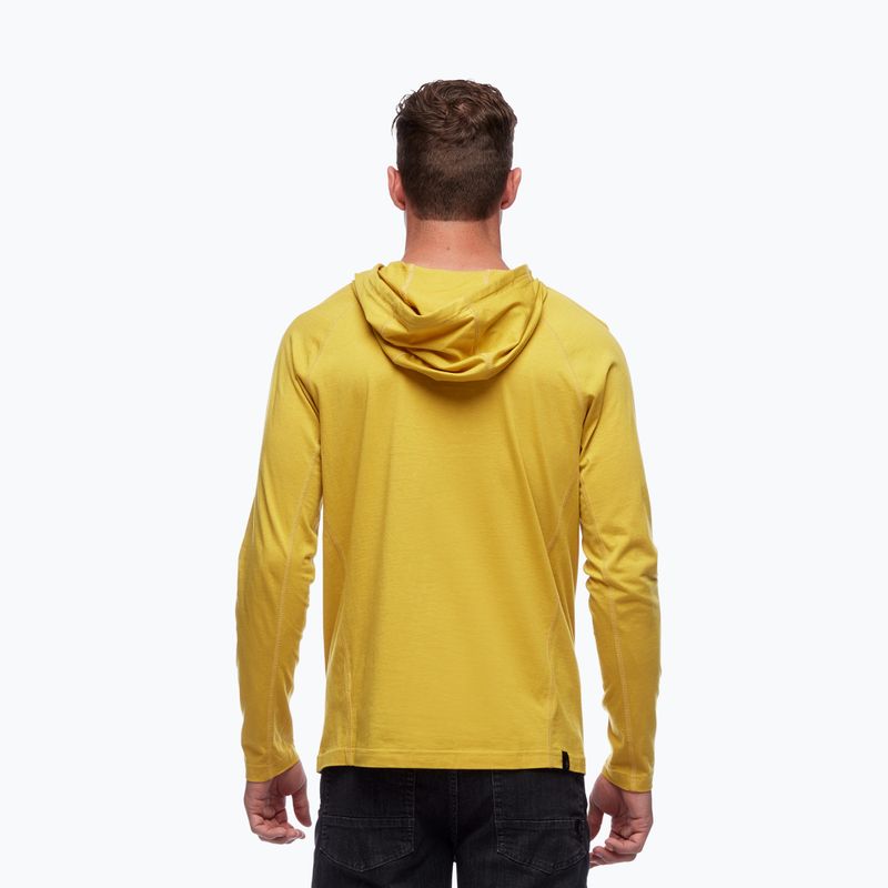 Pánska trekingová mikina Black Diamond Crag Hoody žltá AP75276 3