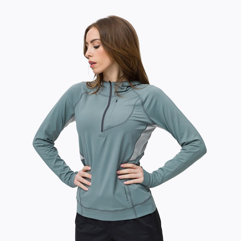 Dámska trekingová bunda Black Diamond Alpenglow Pro Hoody blue AP7520854030XSM1