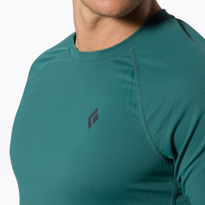 Pánske trekingové tričko Black Diamond Alpenglow Crew green AP7520923028SML1 4