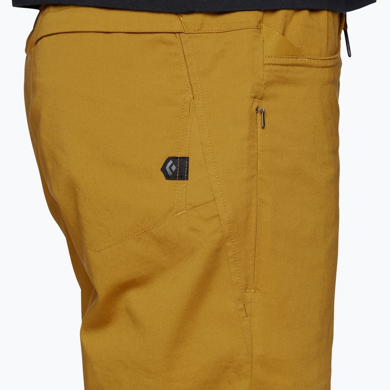 Pánske lezecké šortky Black Diamond Notion yellow AP750062 3