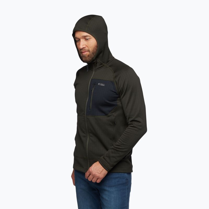 Pánska trekingová mikina Black Diamond Factor Hoody cypress 2