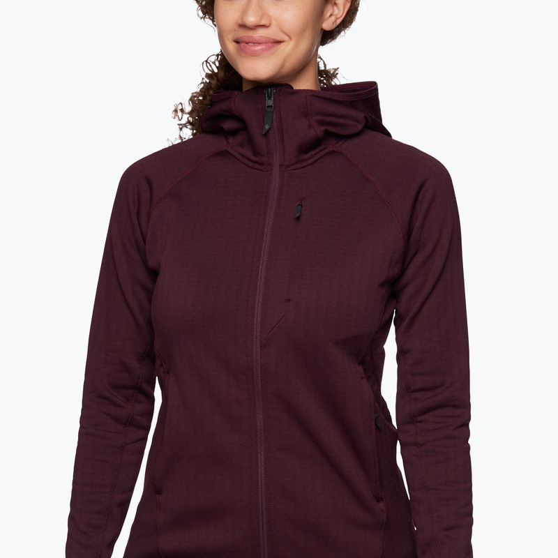Dámska trekingová bunda Black Diamond Factor Hoody bordová AP7448618 4