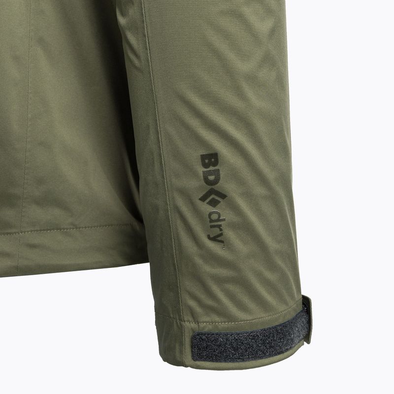 Pánska bunda do dažďa Black Diamond Stormline Stretch green APCDT03010MED1 6