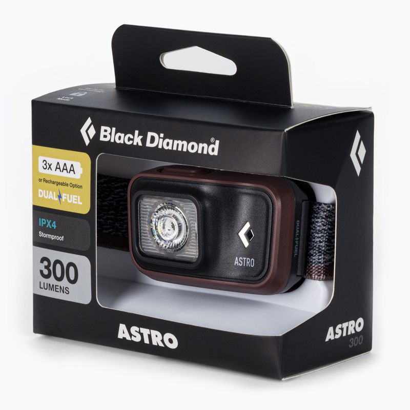 Čelová baterka Black Diamond Astro 300 hnedá BD6206746018ALL1