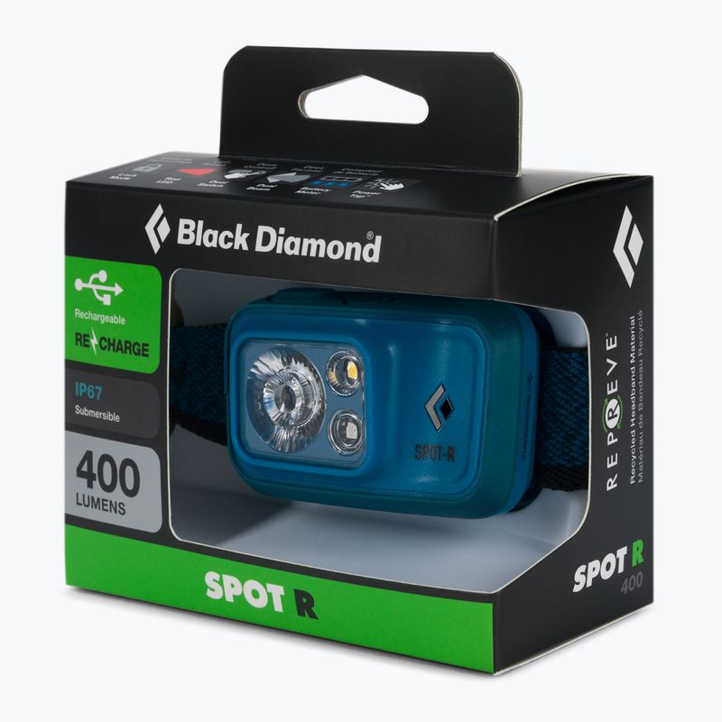 Hlavová baterka Black Diamond Spot 400-R modrá BD6206764004ALL1