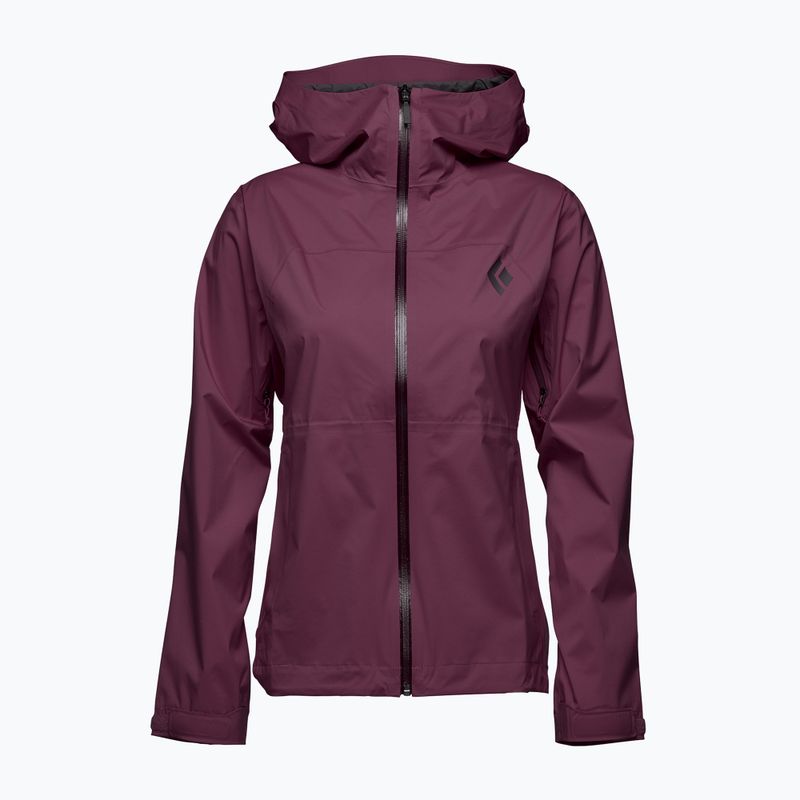 Black Diamond dámska bunda do dažďa Stormline Stretch fialová APM6975016XXS1