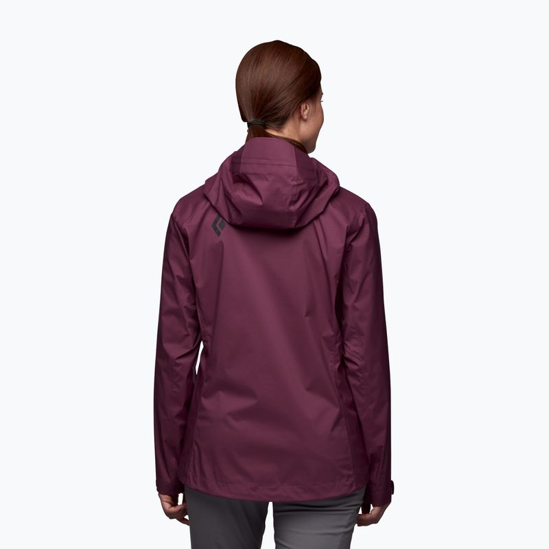 Black Diamond dámska bunda do dažďa Stormline Stretch fialová APM6975016XXS1 3