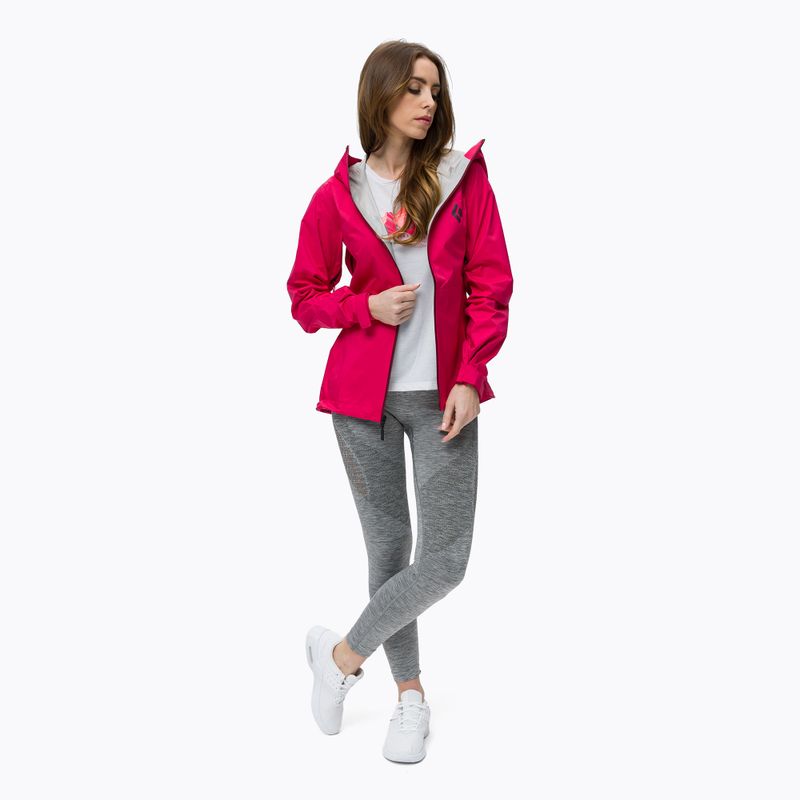 Black Diamond dámska bunda do dažďa Stormline Stretch červená APM6976034XSM1 2