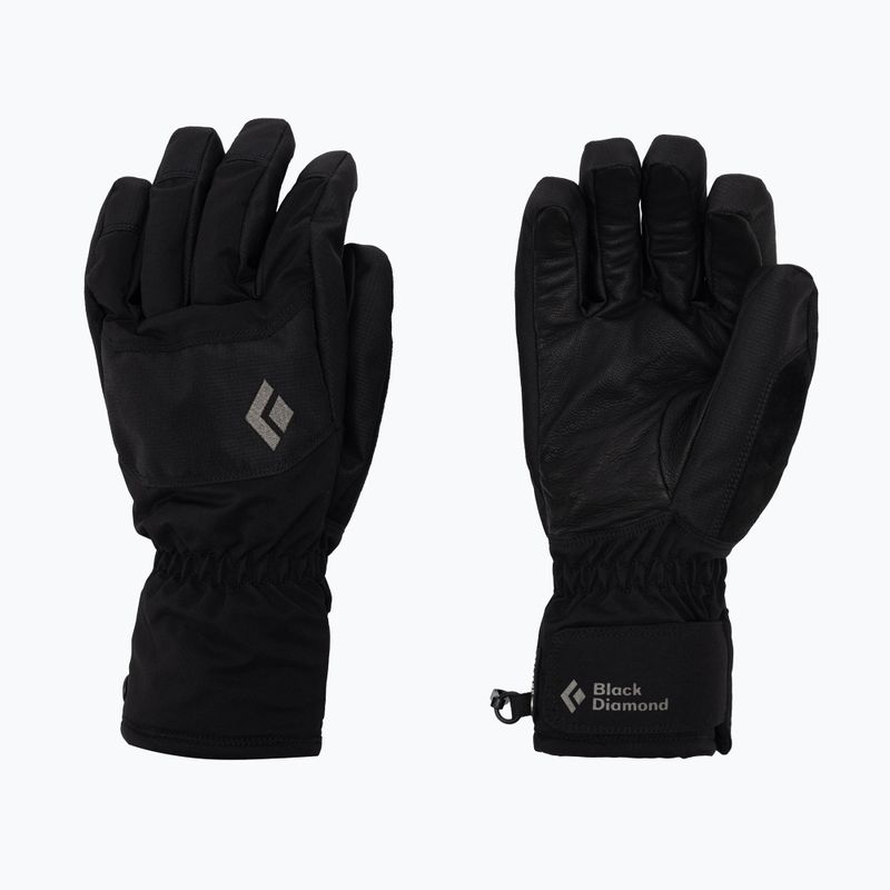 Lyžiarske rukavice Black Diamond Mission Lt black BD8019180002LRG1