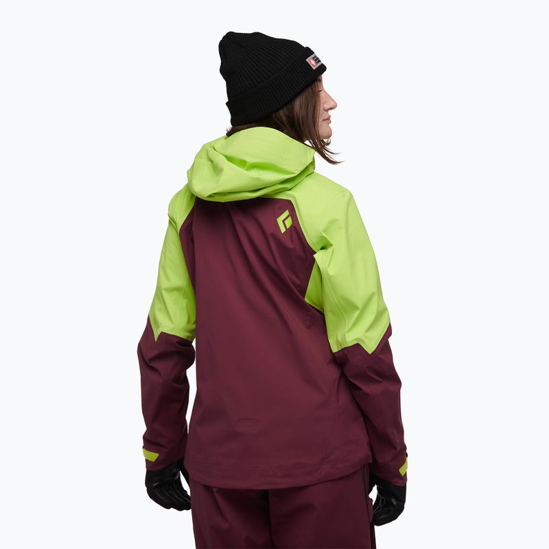 Dámska bunda Black Diamond Recon Lt green-maroon AP7450219388LRG1 2