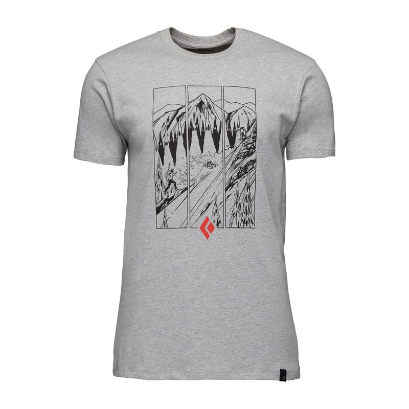 Pánske trekingové tričko Black Diamond Multi Sport grey AP7302451014LRG1