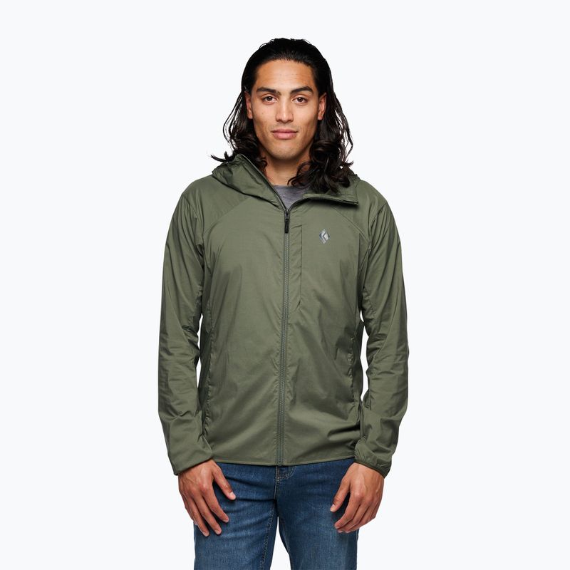 Pánska softshell bunda Black Diamond Alpine Start Hoody zelená AP7452331