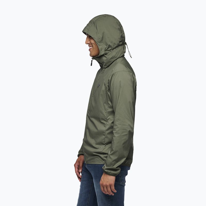 Pánska softshell bunda Black Diamond Alpine Start Hoody zelená AP7452331 3