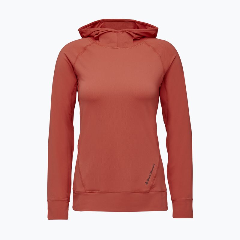 Dámska trekingová bunda Black Diamond Alpenglow Hoody ružová AP7528628
