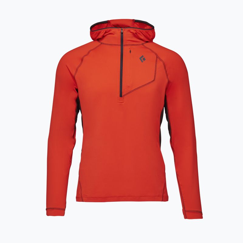 Pánska trekingová mikina Black Diamond Alpenglow Pro Hoody červená AP7528281 7