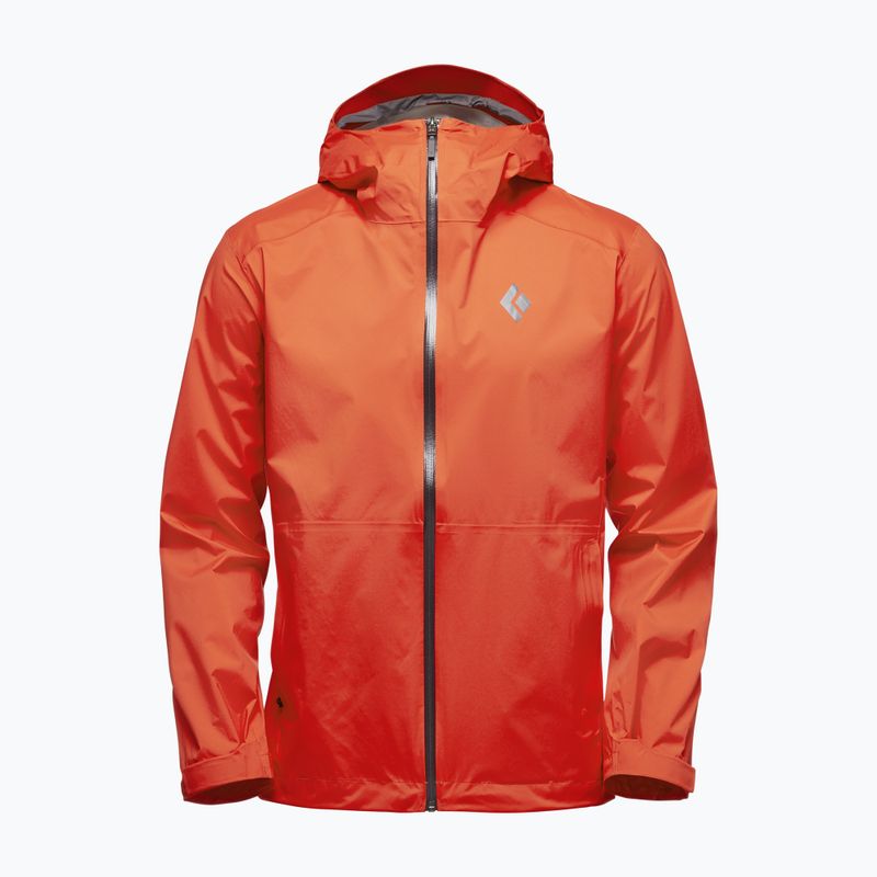 Black Diamond pánska bunda do dažďa Stormline Stretch oranžová APCDT08001XLG1 7