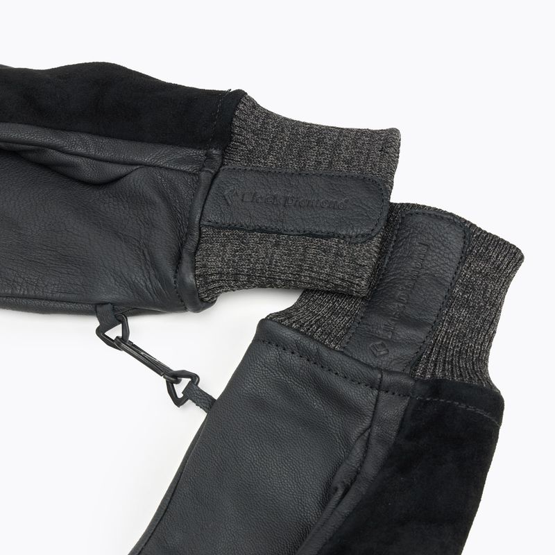 Skiturové rukavice Black Diamond Dirt Bag skit black/black 5