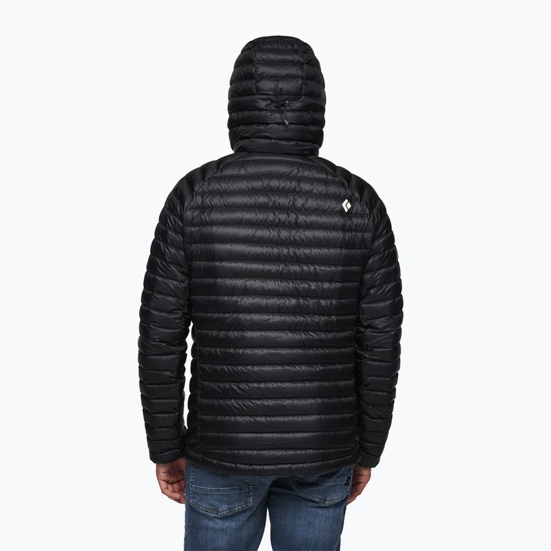 Pánska páperová bunda Black Diamond Approach Down Hoody black 2
