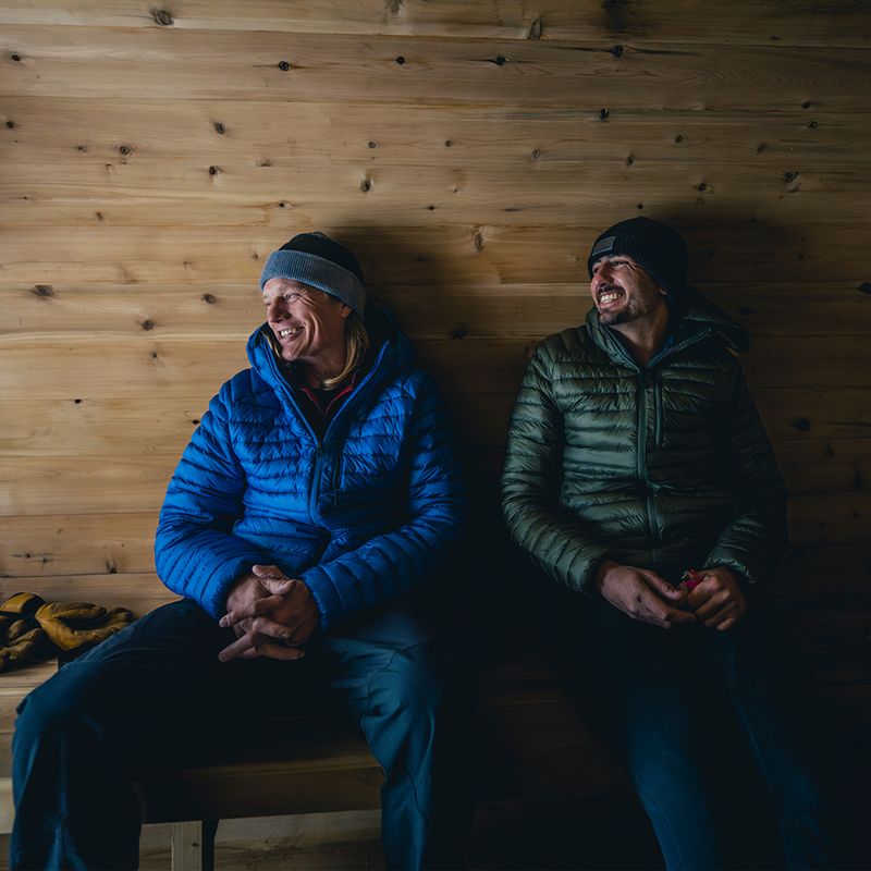 Pánska páperová bunda Black Diamond Approach Down Hoody drifter blue 11