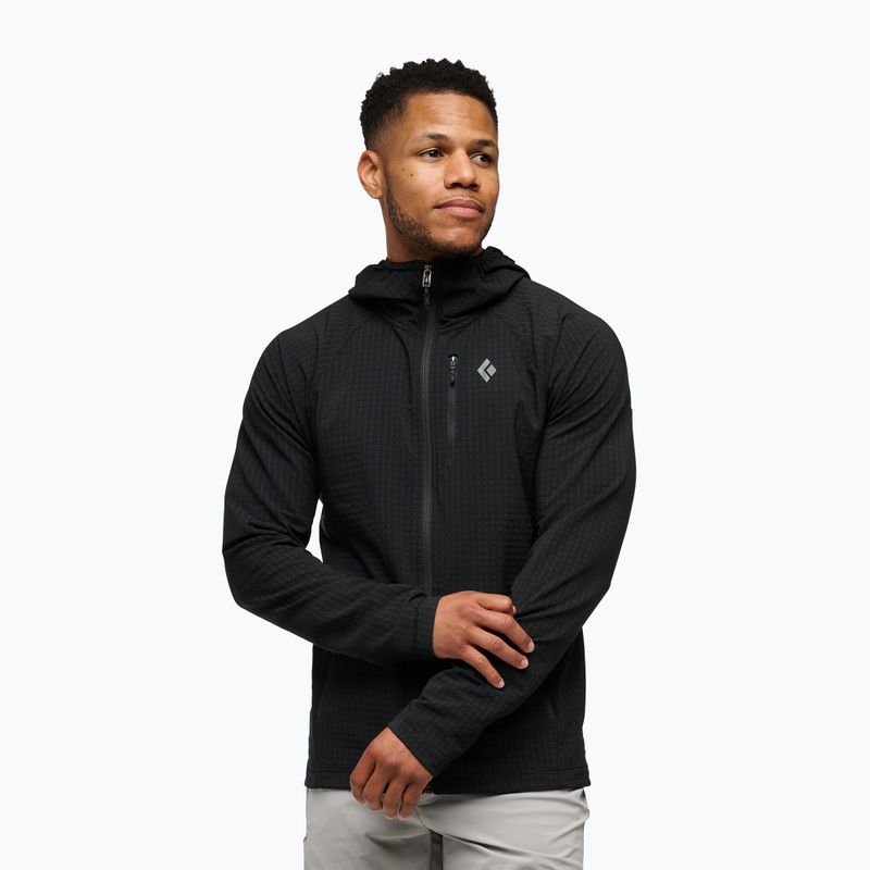 Pánska trekingová mikina Black Diamond Coefficient Storm Hoody black