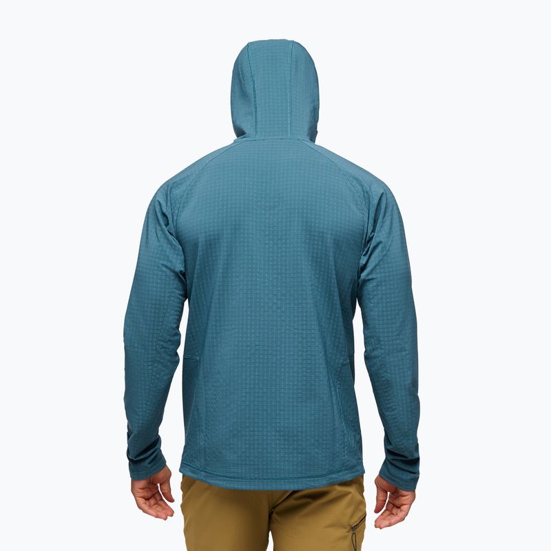 Pánska trekingová mikina Black Diamond Coefficient Storm Hoody creek blue 3