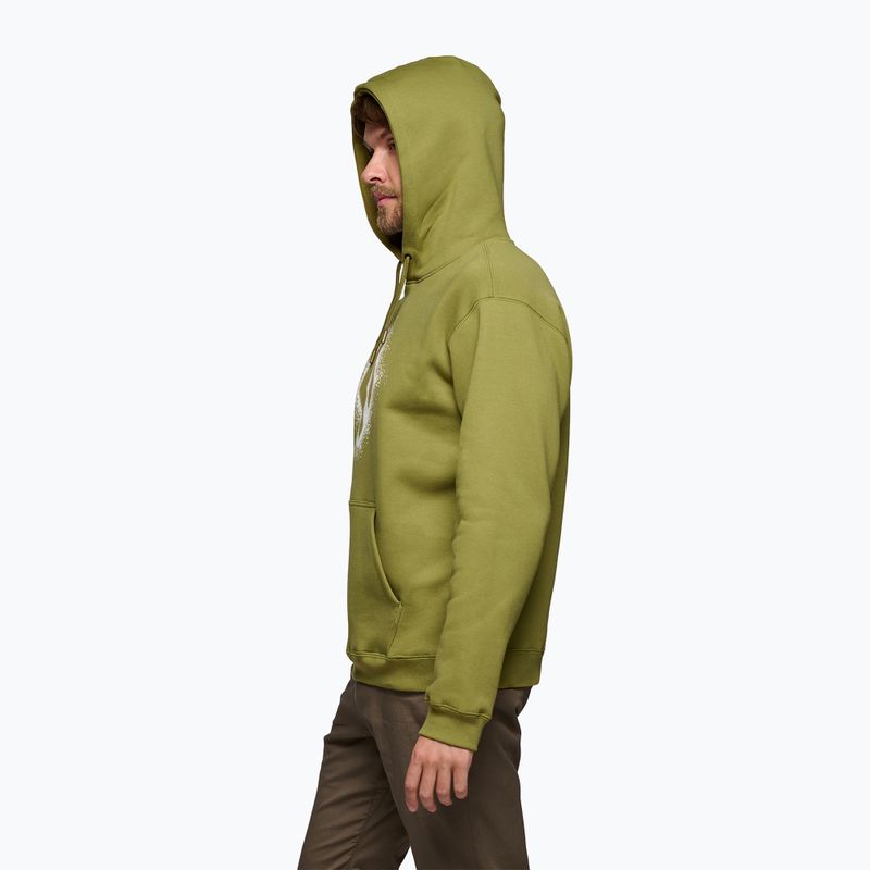 Pánska mikina Black Diamond Chalked Up 2.0 Po Hoody camp green 2