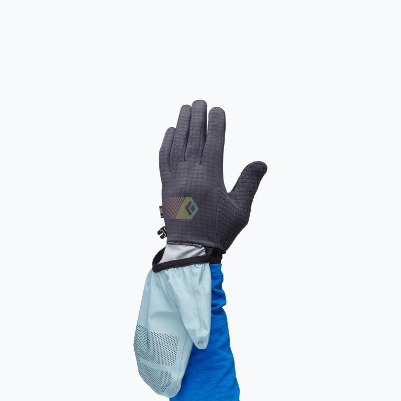 Trekingové rukavice Black Diamond Gridtech Storm Hood carbon/glacier 3